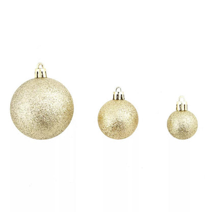 112 részes arany karácsonyfadísz szett