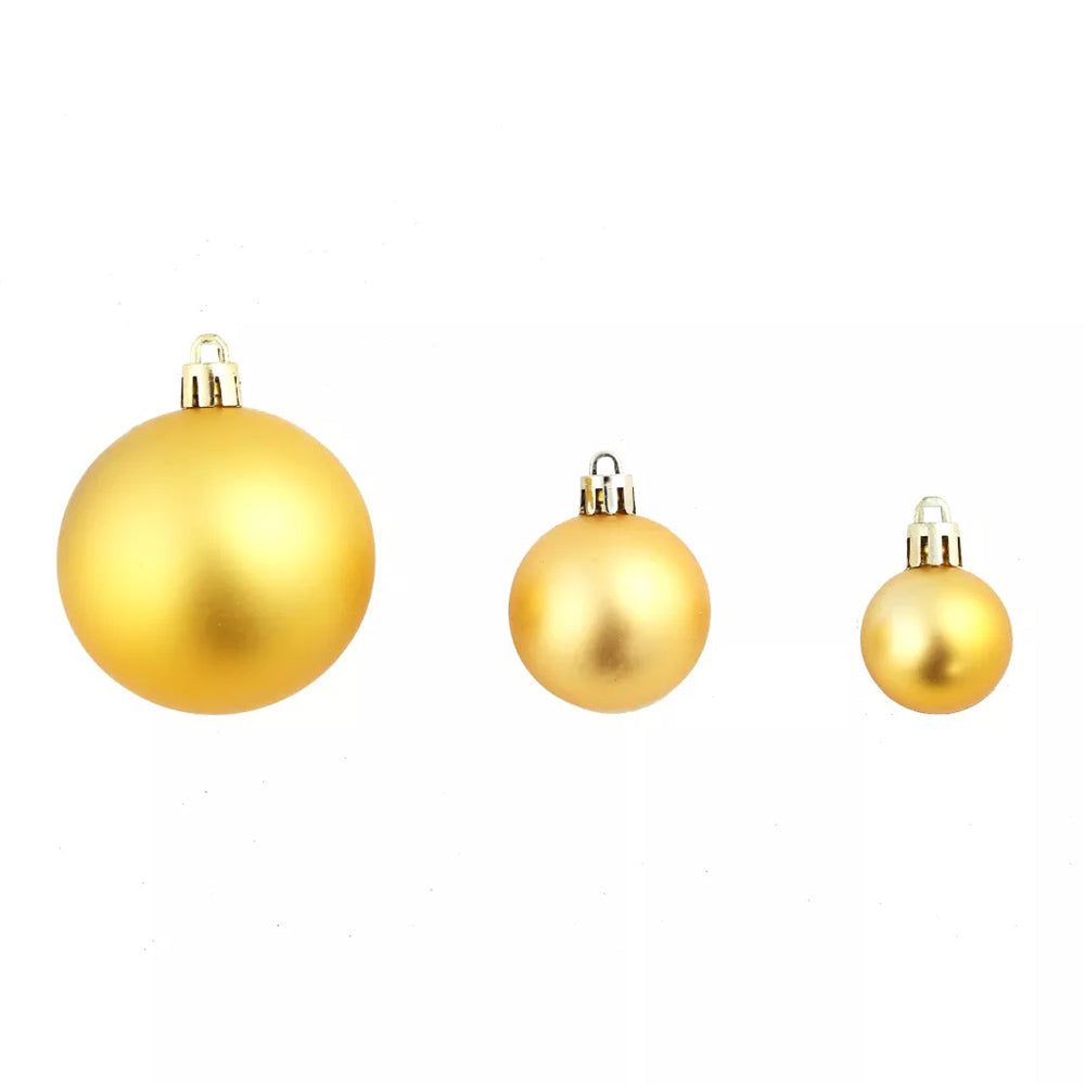 112 részes arany karácsonyfadísz szett